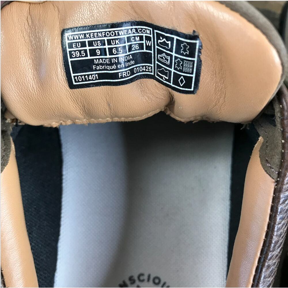 KEEN Presidio Leather LaceUp Everyday Shoes W 9 Brown Outdoor Versatile NWOT - Picture 12 of 13